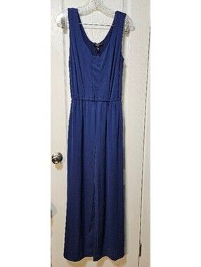 C. Wonder Navy Wide Leg Jumpsuit S Aurora Trail
